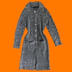 90's 00's vintage knit wool blend y2k duster cardigan MEDIUM moda international